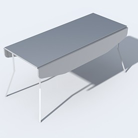 Table folding leaf 3D Object | FREE Artlantis Objects Download